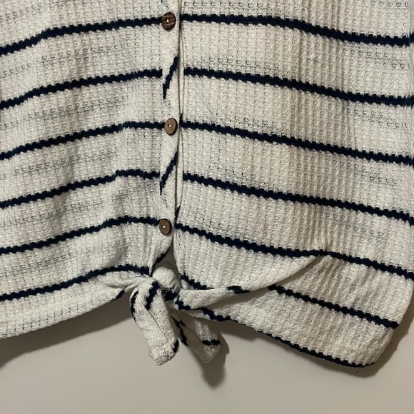 PAPERCRANE striped button down sz S - Picture 3 of 5